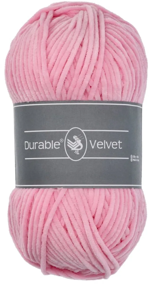 Durable Velvet Chenille Garen 226 Rose - afbeelding 6 van 6