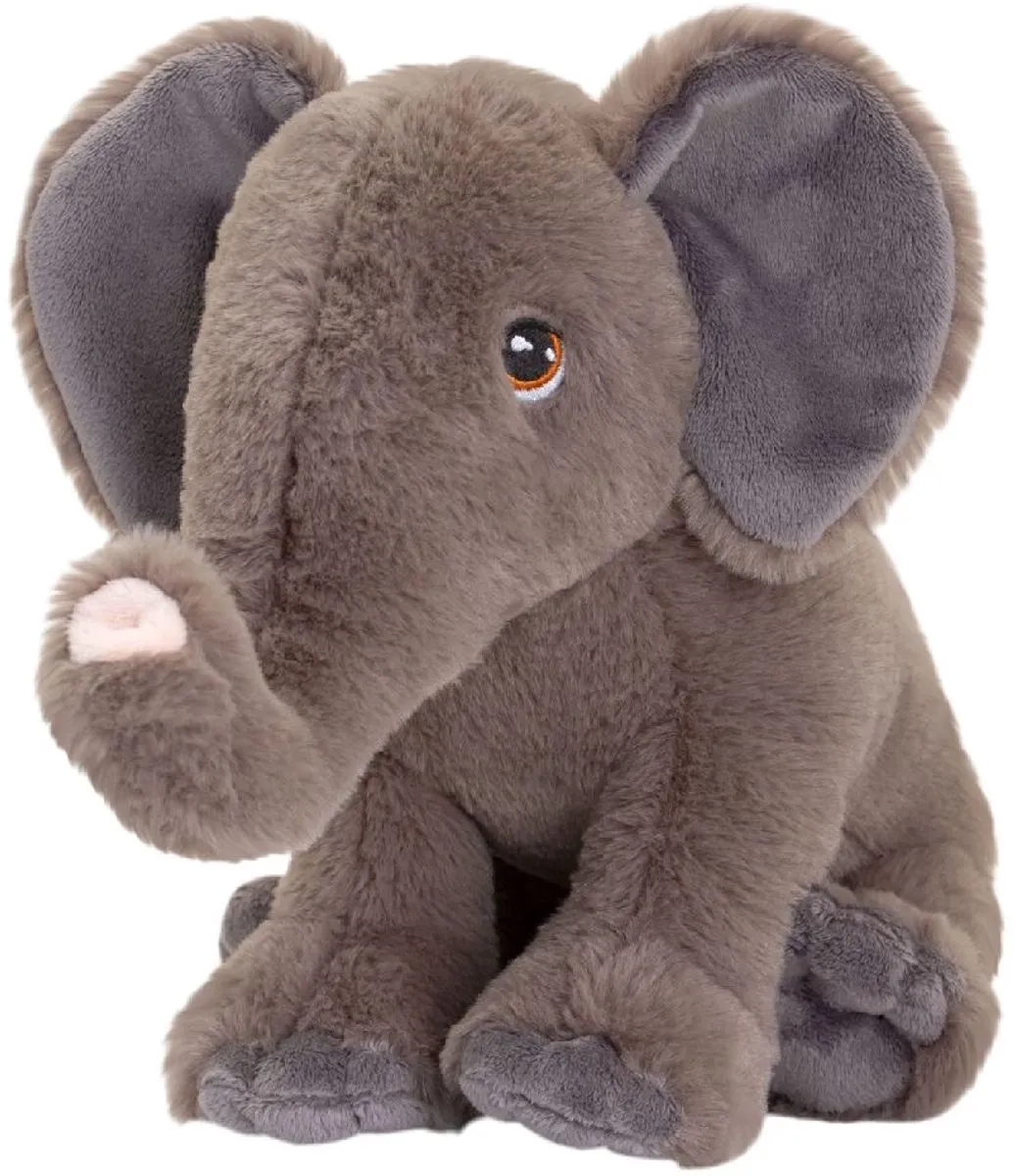 Keel Toys Olifant Knuffel - 25 cm - Grijs