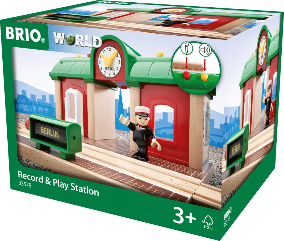 BRIO Treinstation 33578 - Geluidsopname - Multi