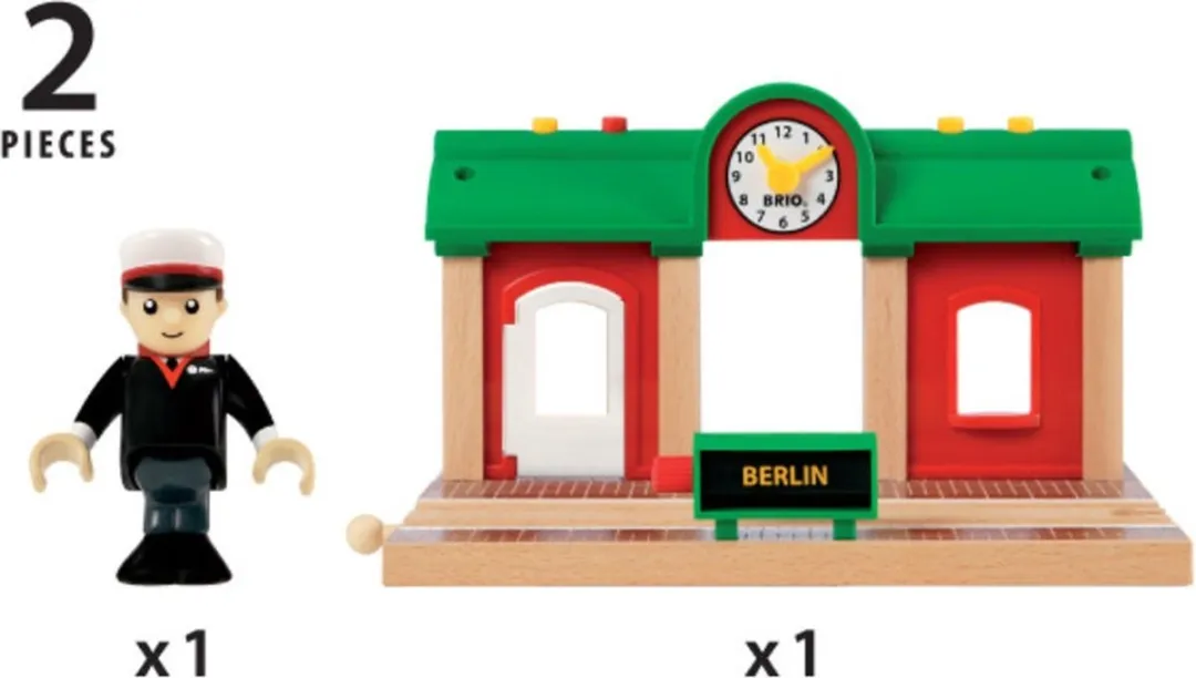 BRIO Treinstation 33578 - Geluidsopname - Multi - afbeelding 6 van 6