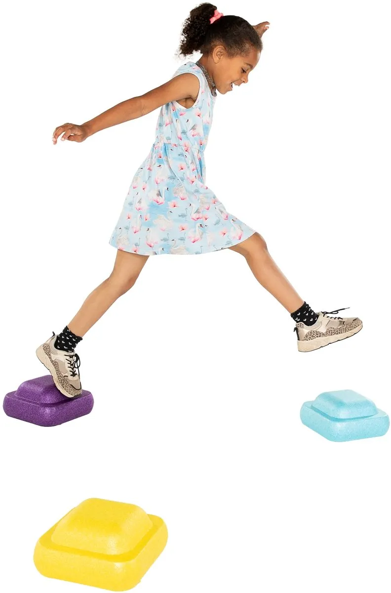 Johntoy Stapstenen Schuim Set 6 Stuks - Multicolor