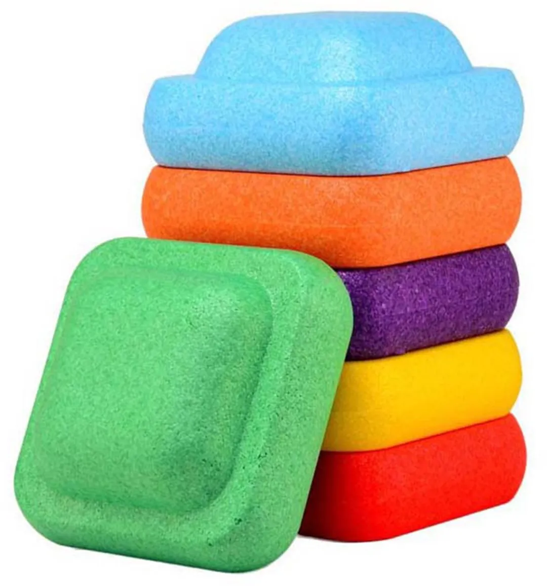 Johntoy Stapstenen Schuim Set 6 Stuks - Multicolor