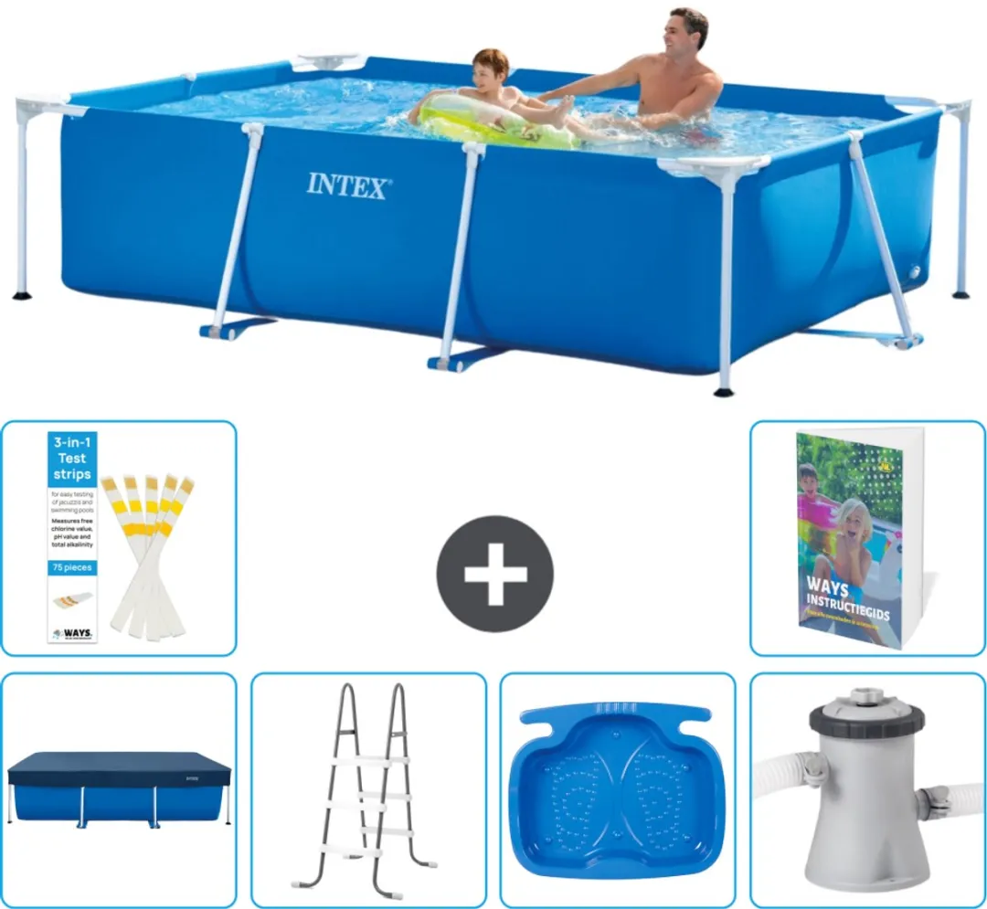 Intex Rechthoekig Frame Zwembad 260x160cm