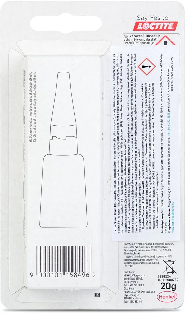 Loctite Super Bond XXL Secondelijm 20ml