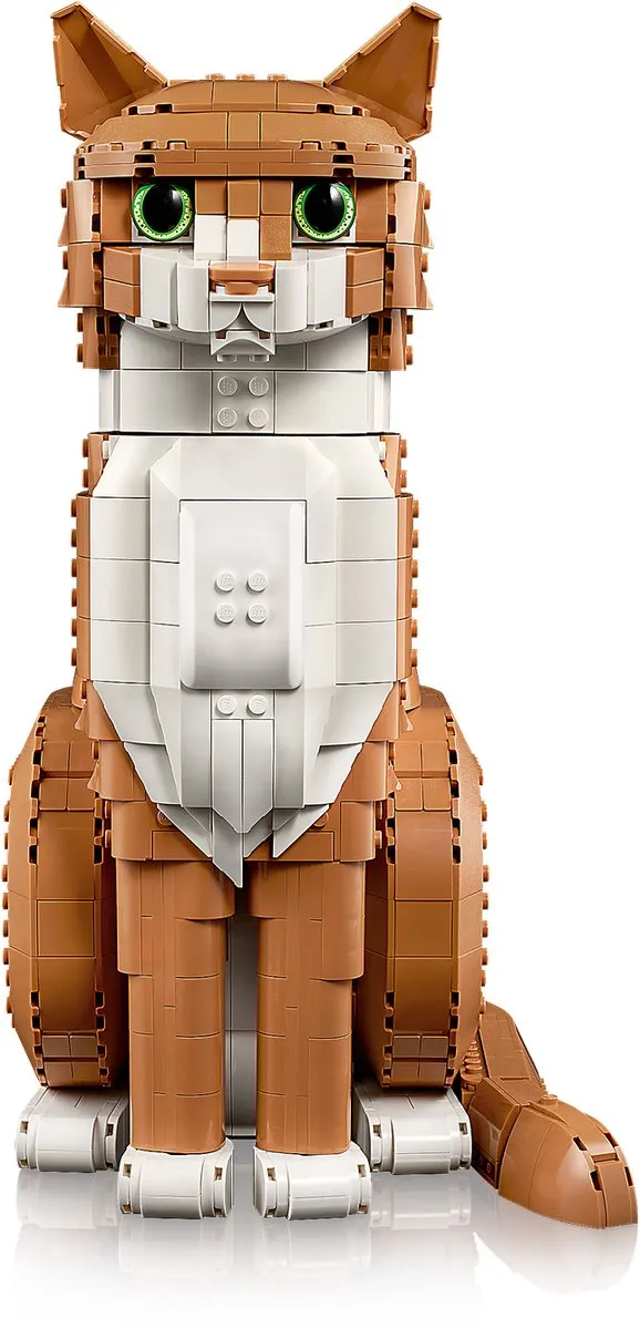 LEGO Ideas Oranje Kat Bouwpakket 21376 - 1755 Stukken