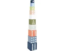 Small Foot Stapelblokken Karton Arctic - 10-delig Multicolor