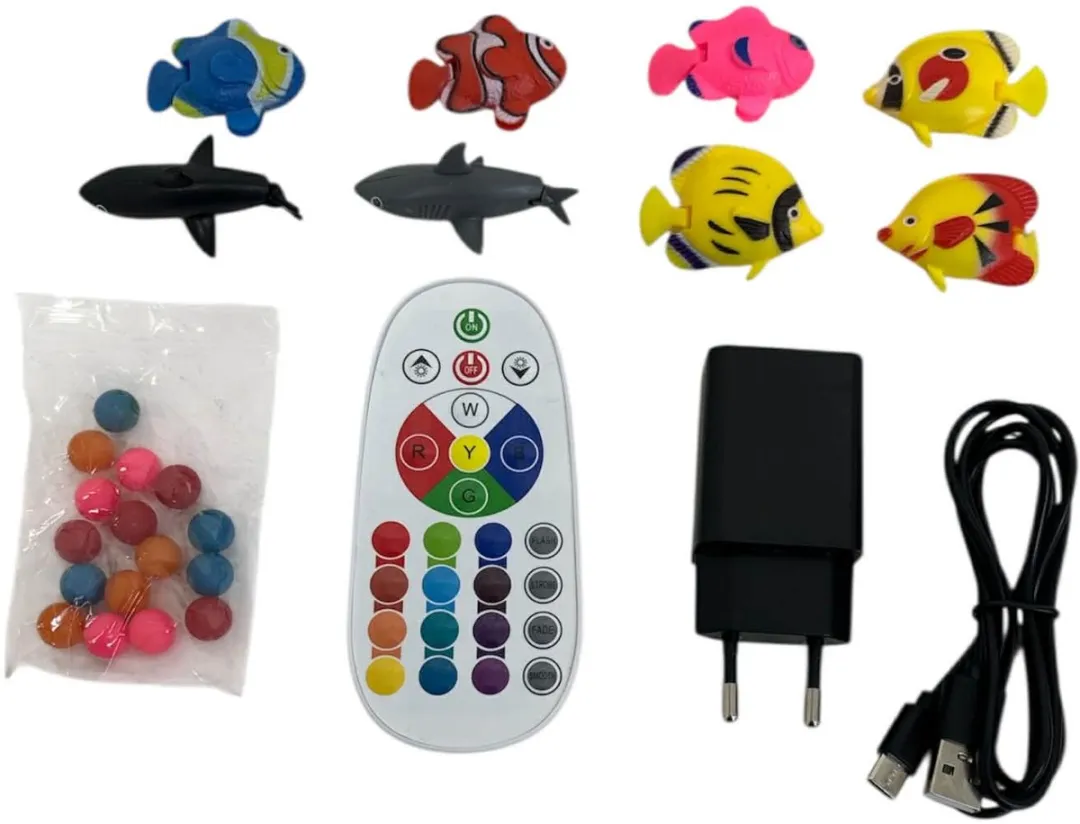 Twinkle Toys XXL Waterzuil RGB - Met zwemmende vissen