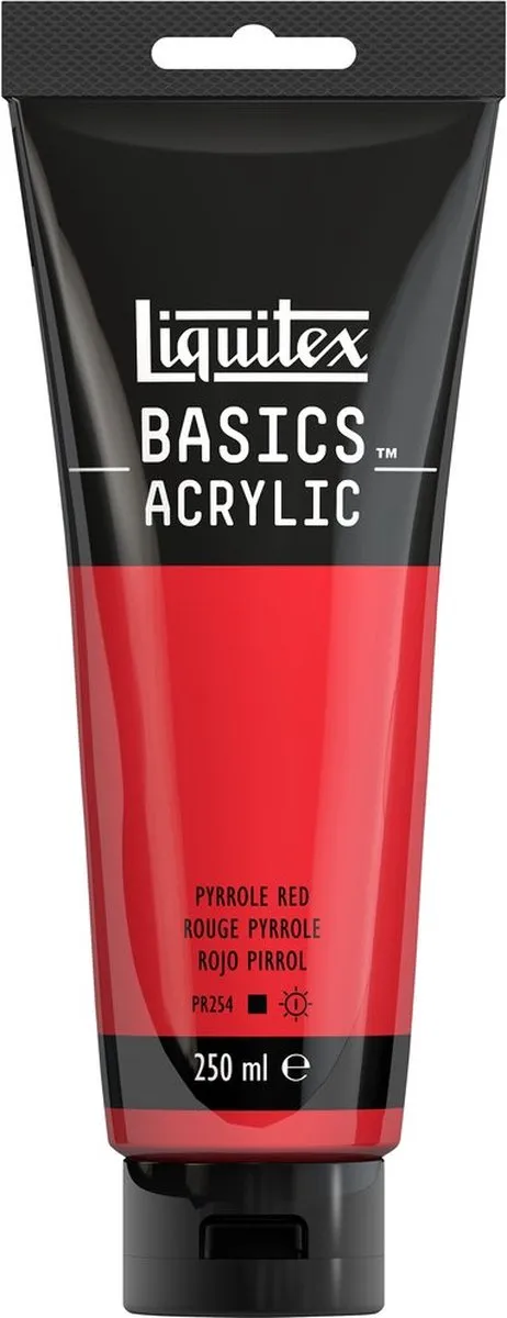 Liquitex Basics Acrylverf Pyrrole Red 250ml