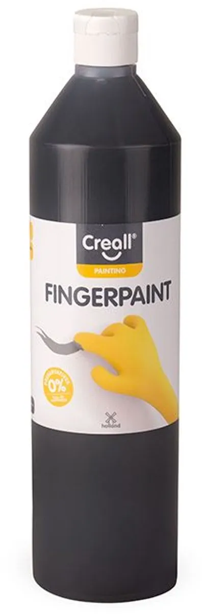 Creall Vingerverf Zwart 250ml