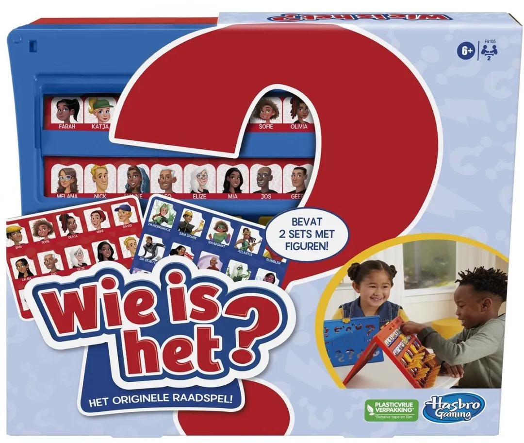 Hasbro Gaming Wie is het? - 2 Spelers