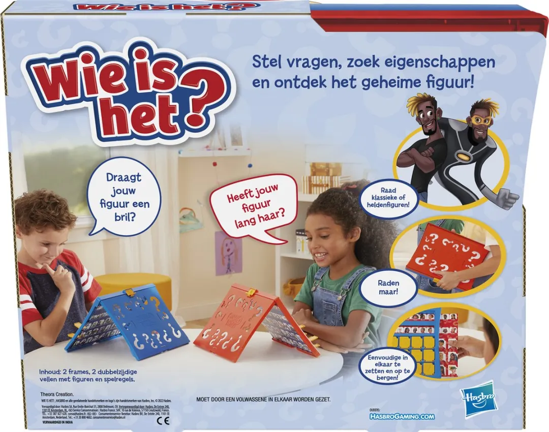 Hasbro Gaming Wie is het? - 2 Spelers