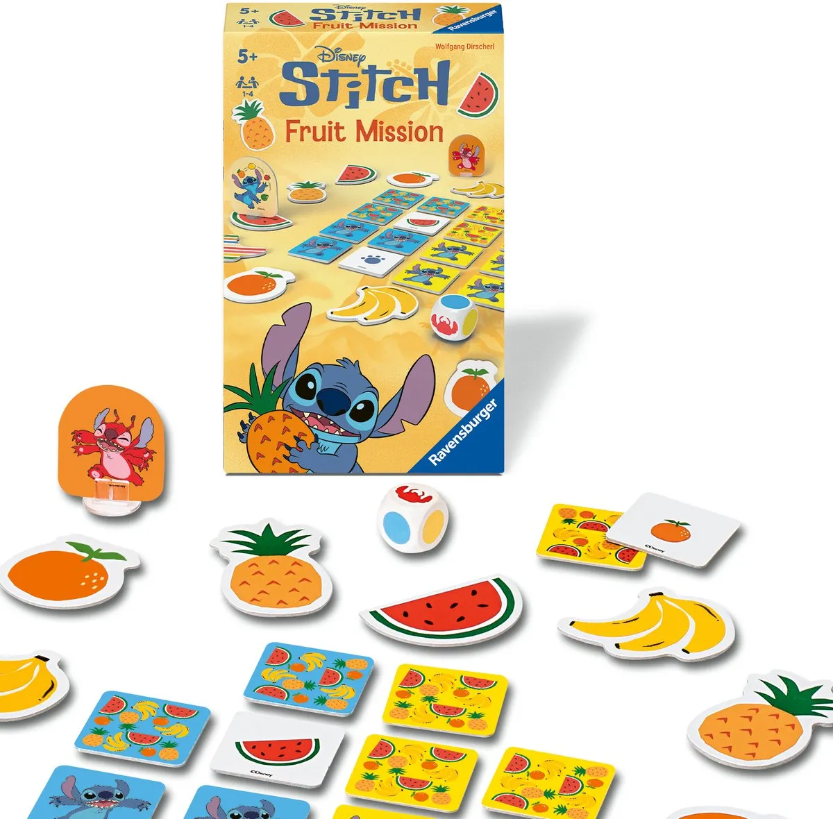 Ravensburger Disney Stitch Fruit Mission - Kinderspel - 2-4 Spelers