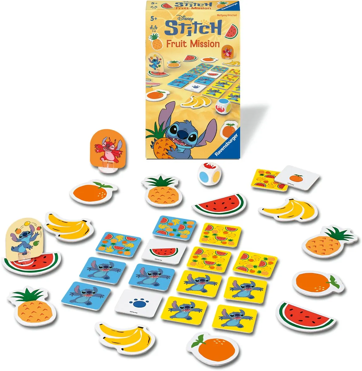Ravensburger Disney Stitch Fruit Mission - Kinderspel - 2-4 Spelers
