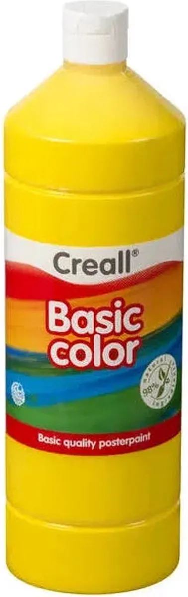 Creall Basic Geel Plakkaatverf 1000ml
