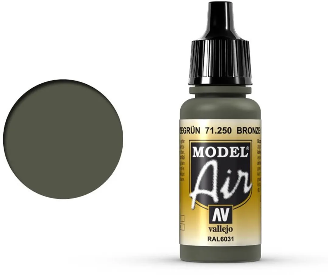 Vallejo Model Air Bronzegrun Acrylverf 17ml