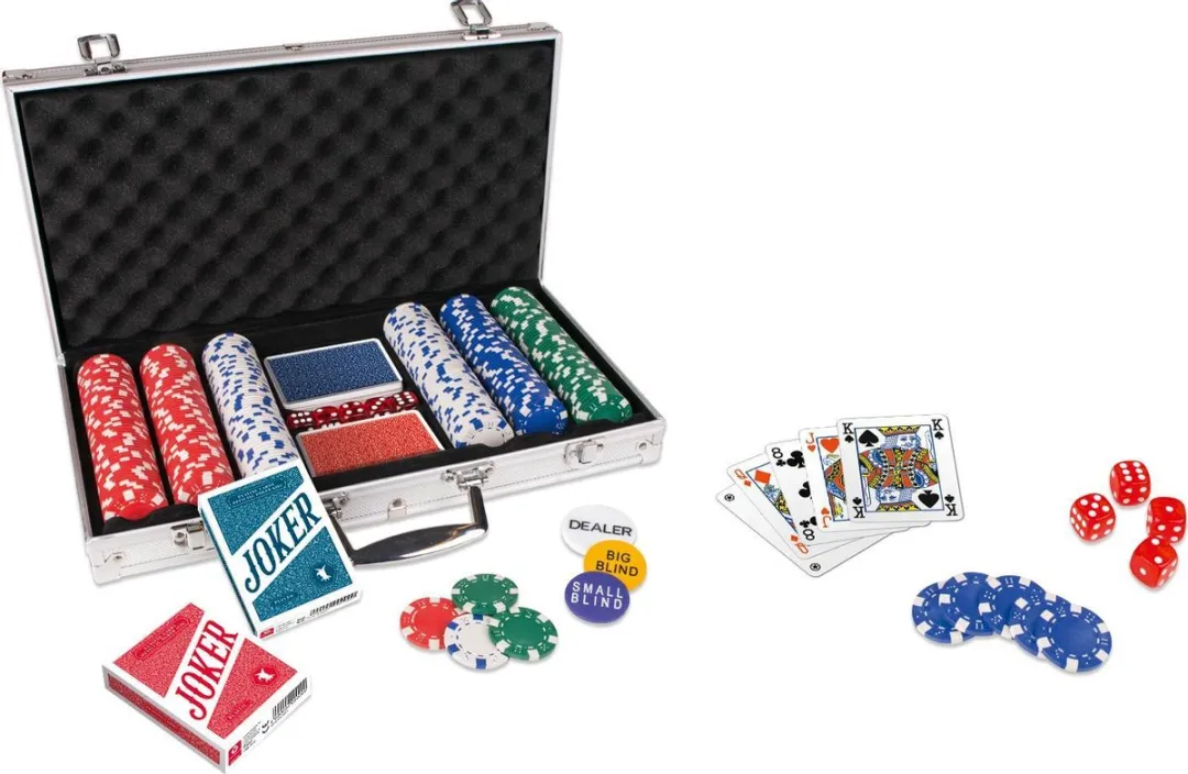 Cartamundi Texas Hold'em Entry Pokerset 300 Chips