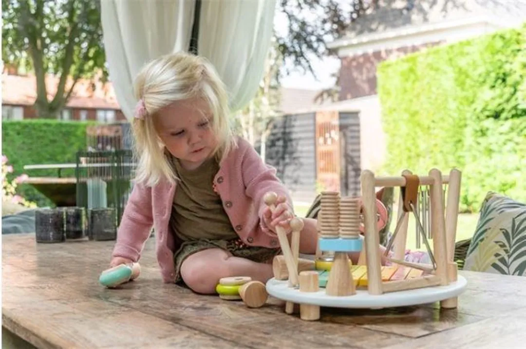 I'm Toy Muziekset Rond Pastel - Multicolor