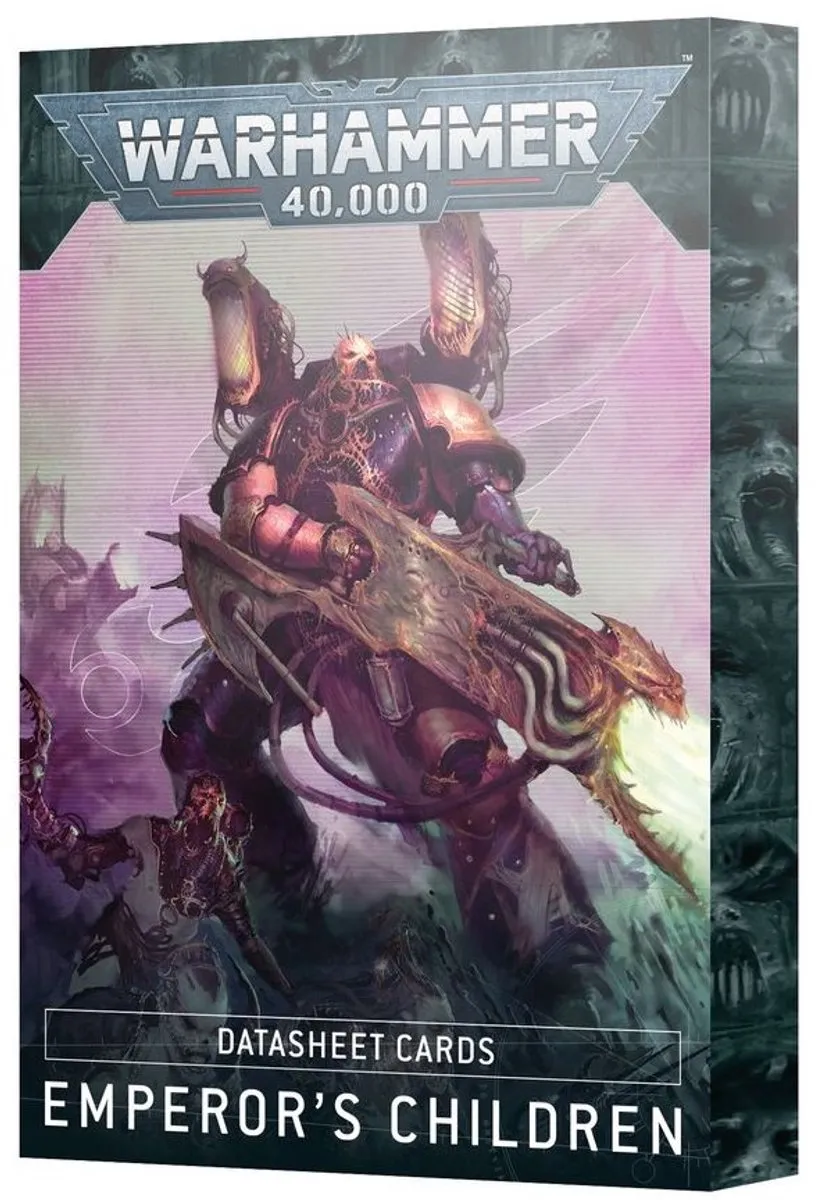 Warhammer 40K Emperor's Children Datasheet Cards 37-03