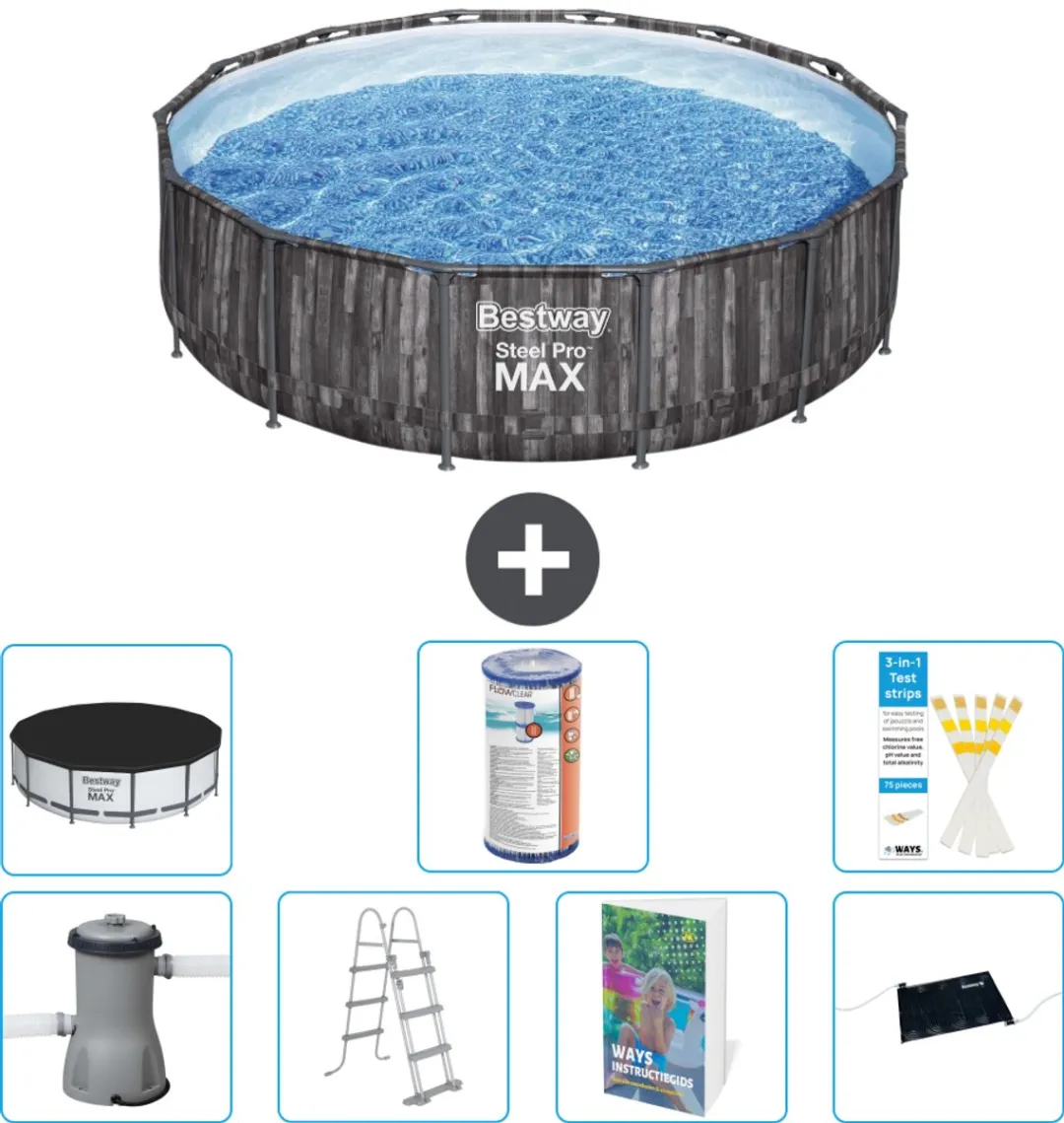 Bestway Steel Pro MAX Zwembad 427x107cm
