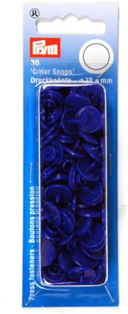 Prym Drukknoop ColorSnaps 12,4mm Koningsblauw