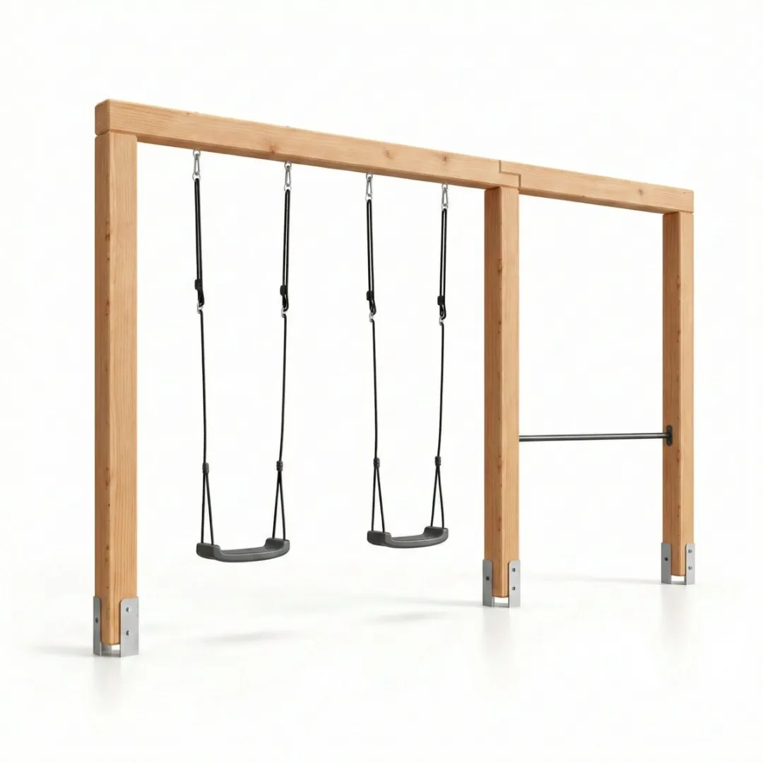 EXIT Linea Massiv 140 Houten Schommel - Naturel