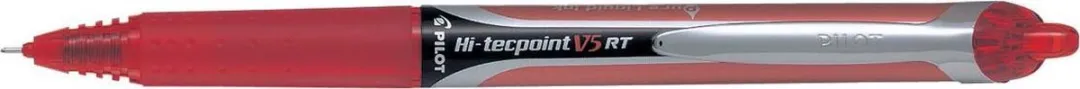 Pilot Roller Hi-Tecpoint V5/V7 025mm - Rood - 12 Stuks