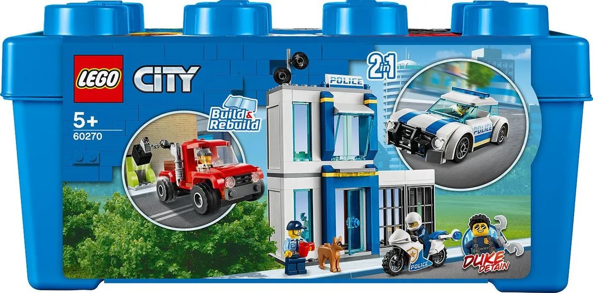 LEGO City Politie Opbergdoos 60270 - 301 Stukken