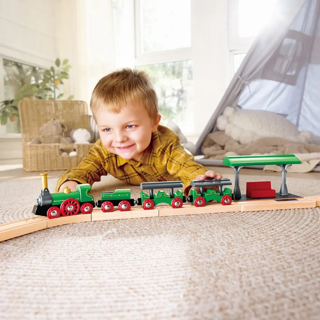 Hape Retro Trein Speelgoed Multicolor - MPN 6943478056534