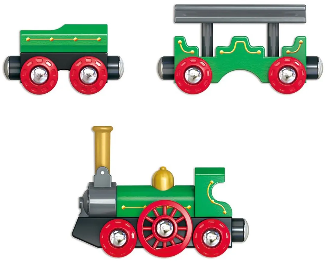Hape Retro Trein Speelgoed Multicolor