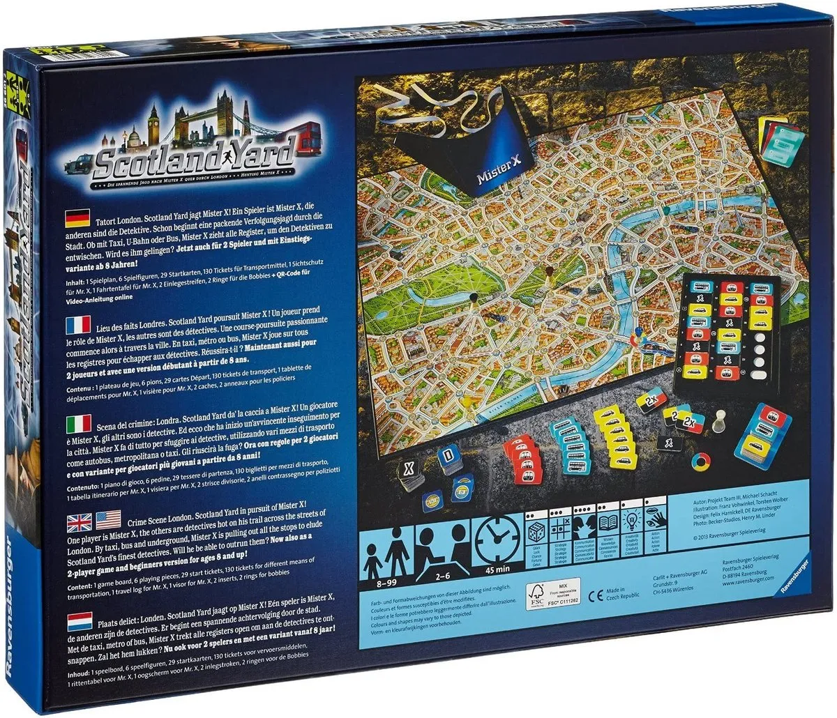Ravensburger Scotland Yard Bordspel - 2-6 Spelers