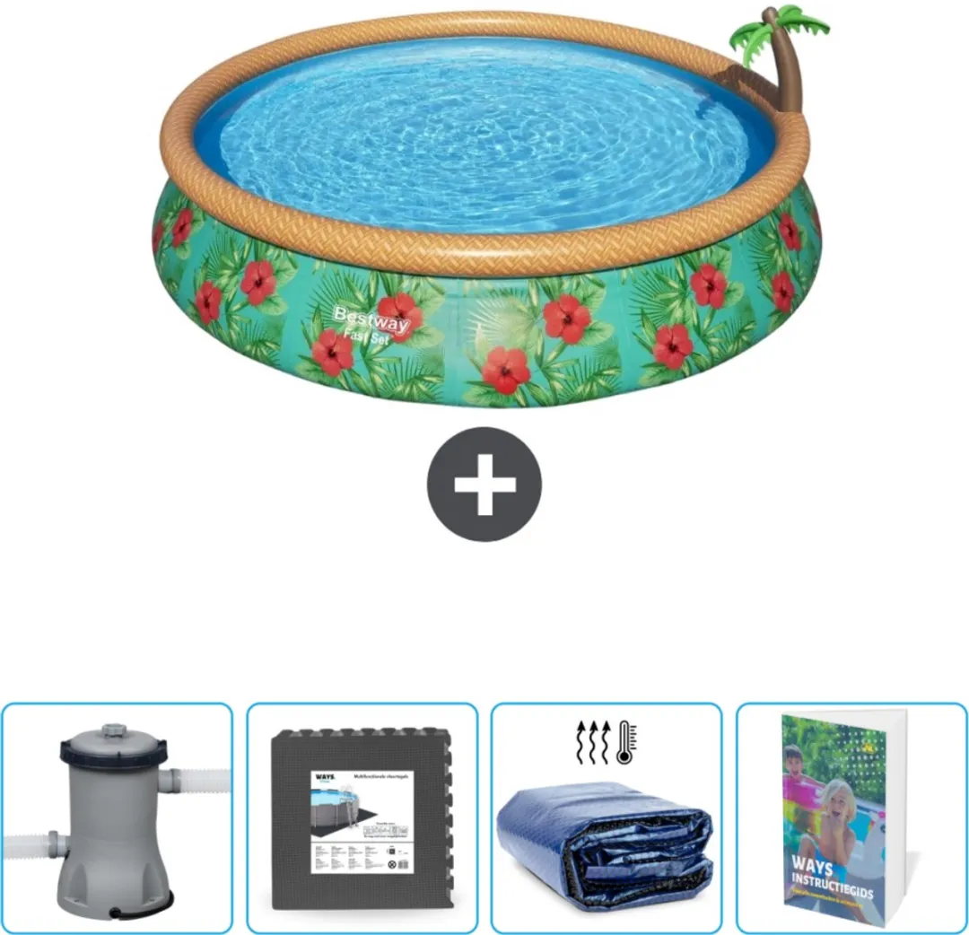 Bestway Fast Set Rond Zwembad 457x84cm