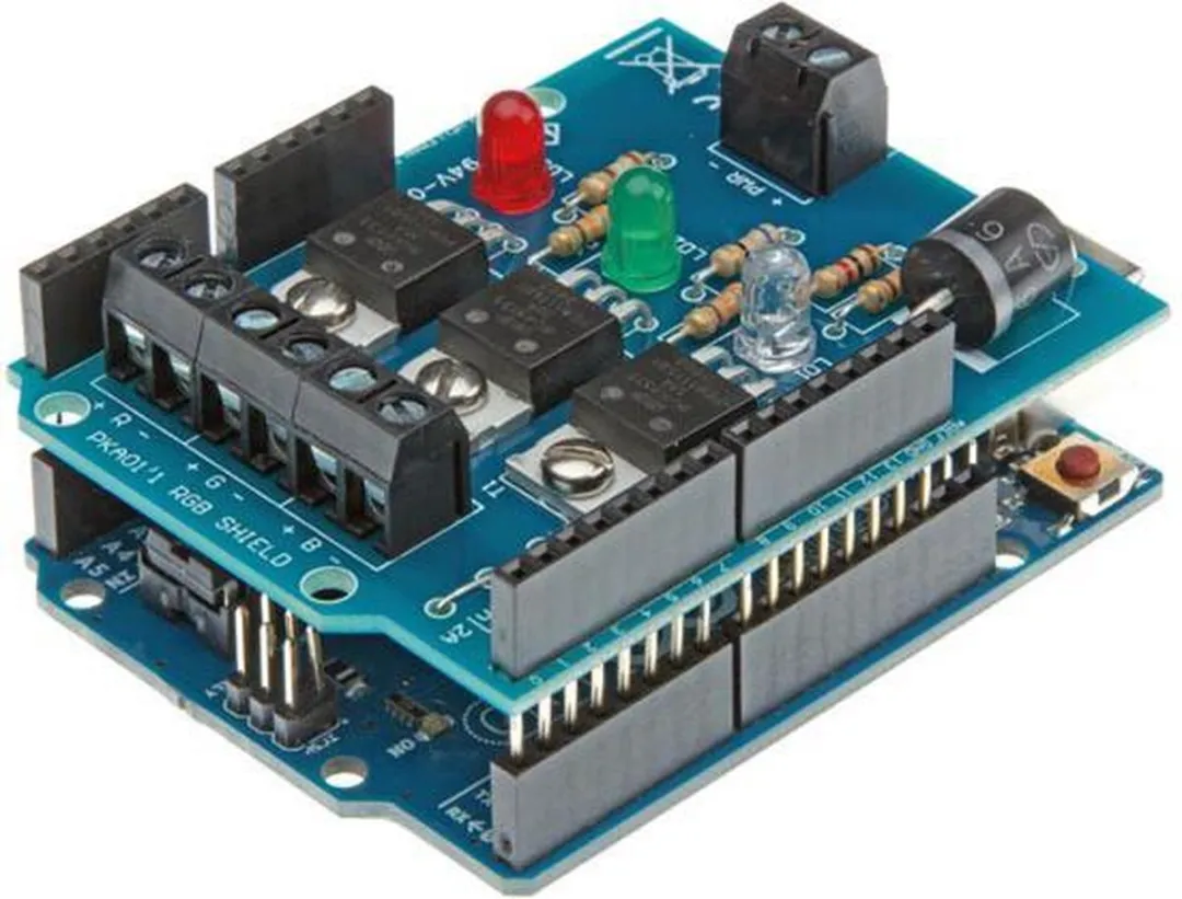 Whadda RGB-Schild Arduino WPSH01 - Blauw
