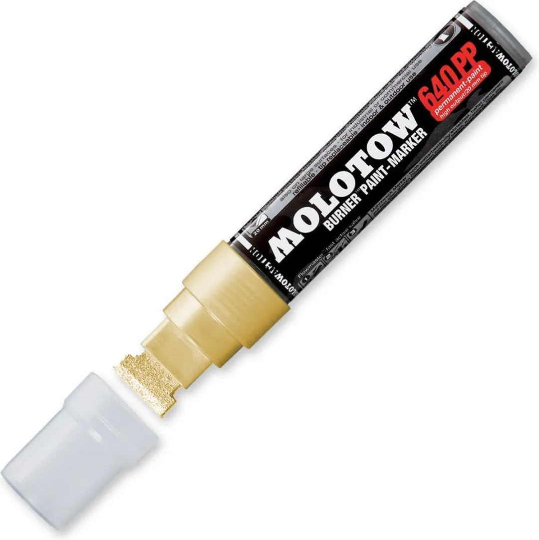 Molotow 640PP Burner Gouden Verfstift 20mm