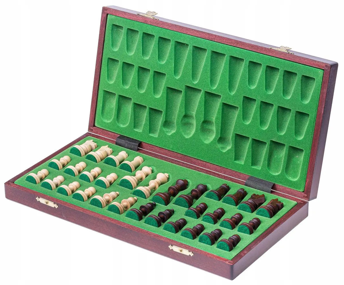 Square Enix Houten Schaakset Classic Nr. 4 - 76mm