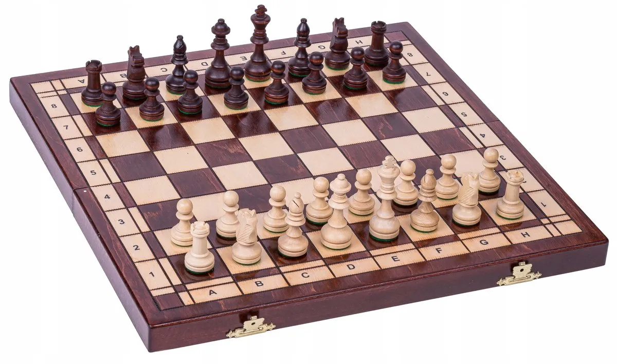 Square Enix Houten Schaakset Classic Nr. 4 - 76mm