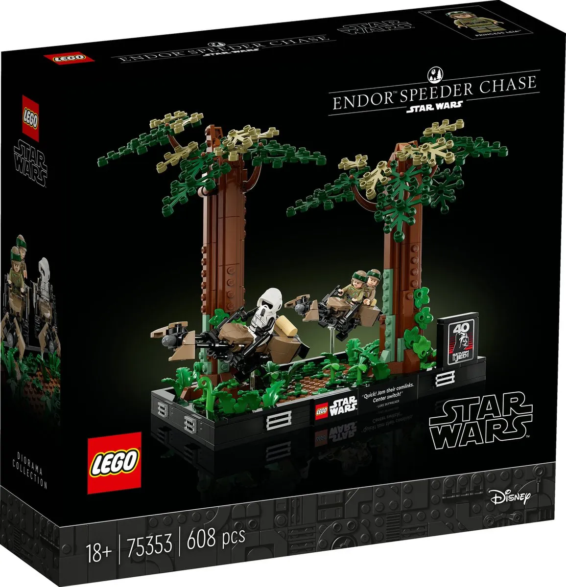LEGO Star Wars Endor Speederachtervolging 75353 - 608 Stukken