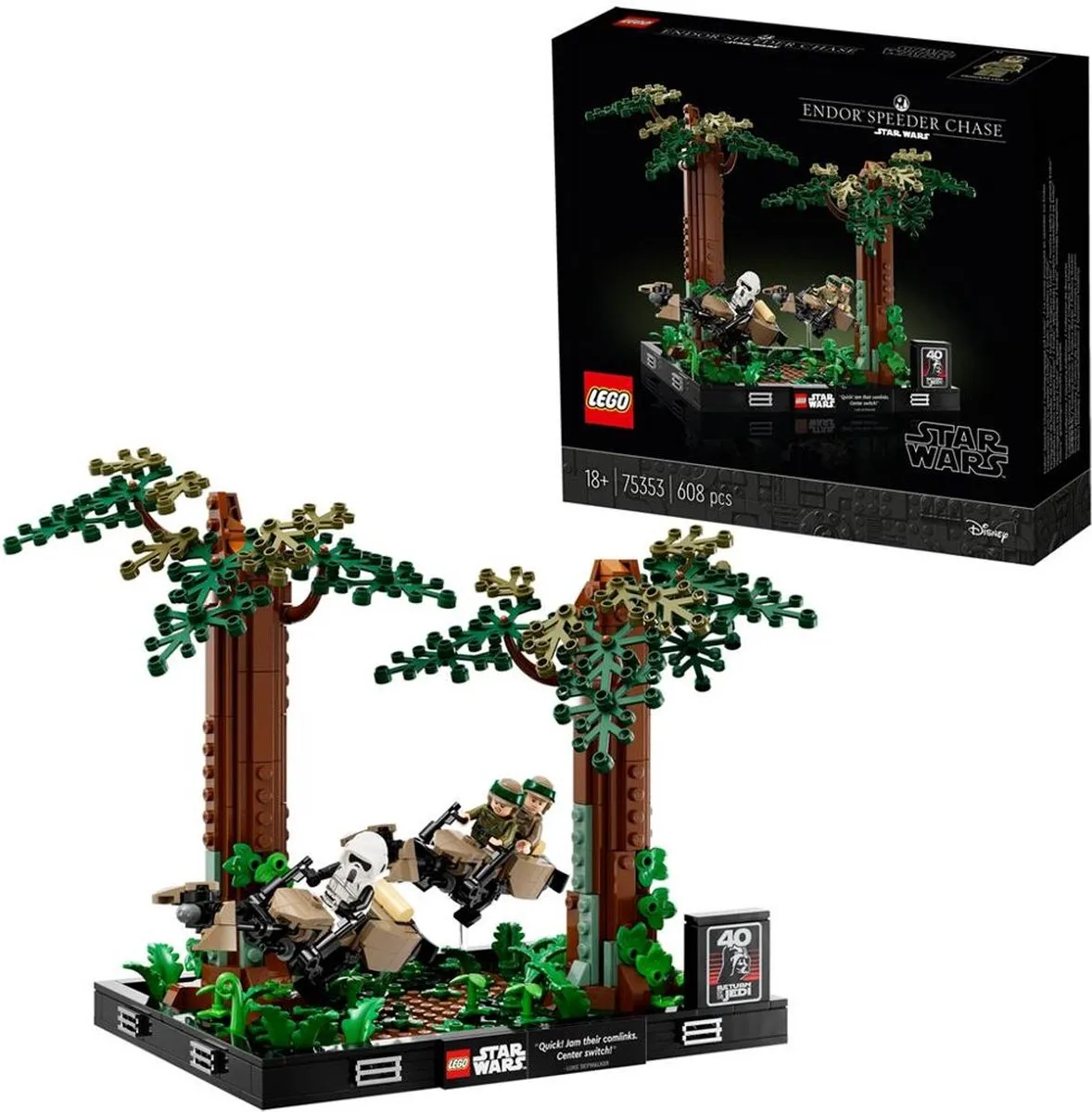 LEGO Star Wars Endor Speederachtervolging 75353