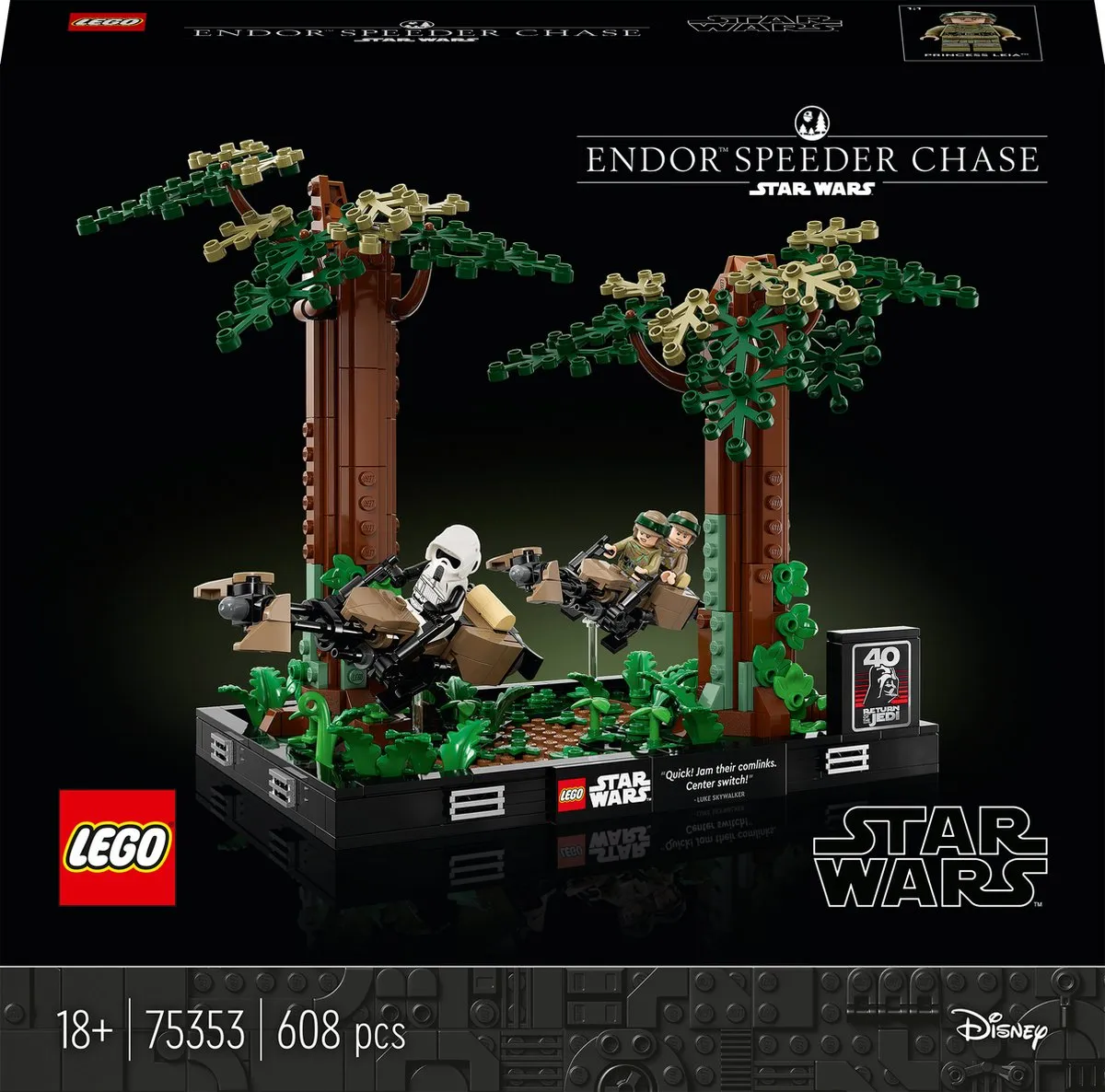 LEGO Star Wars Endor Speederachtervolging 75353 - 608 Stukken - afbeelding 6 van 6