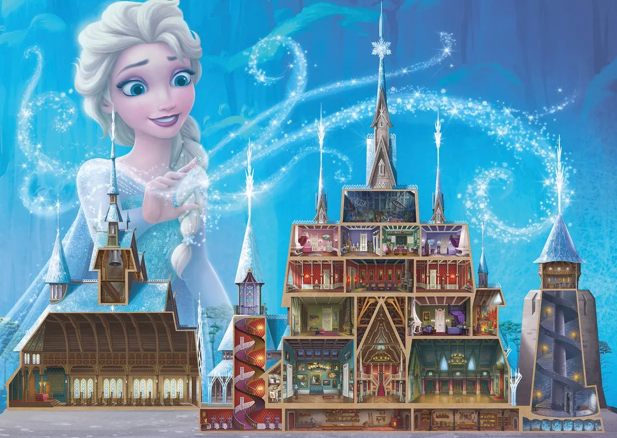 Ravensburger Disney Castles Elsa Puzzel 1000 Stuks