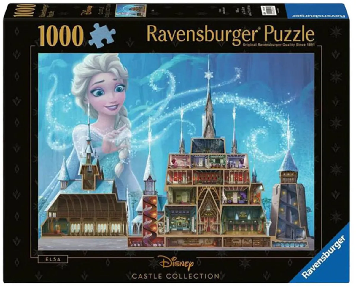 Ravensburger Disney Castles Elsa Puzzel 1000 Stuks - afbeelding 6 van 6