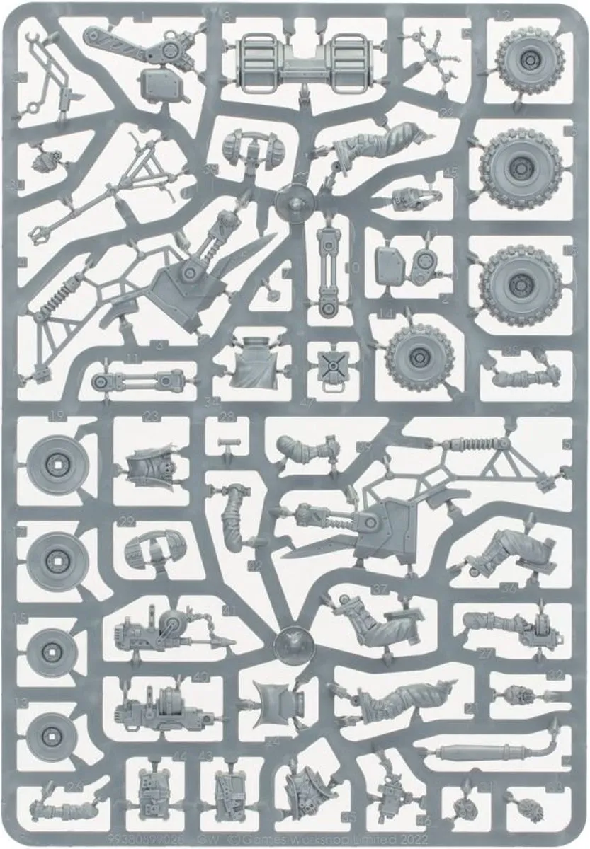 Games Workshop Necromunda Orlock Outrider Squad - 94 Onderdelen