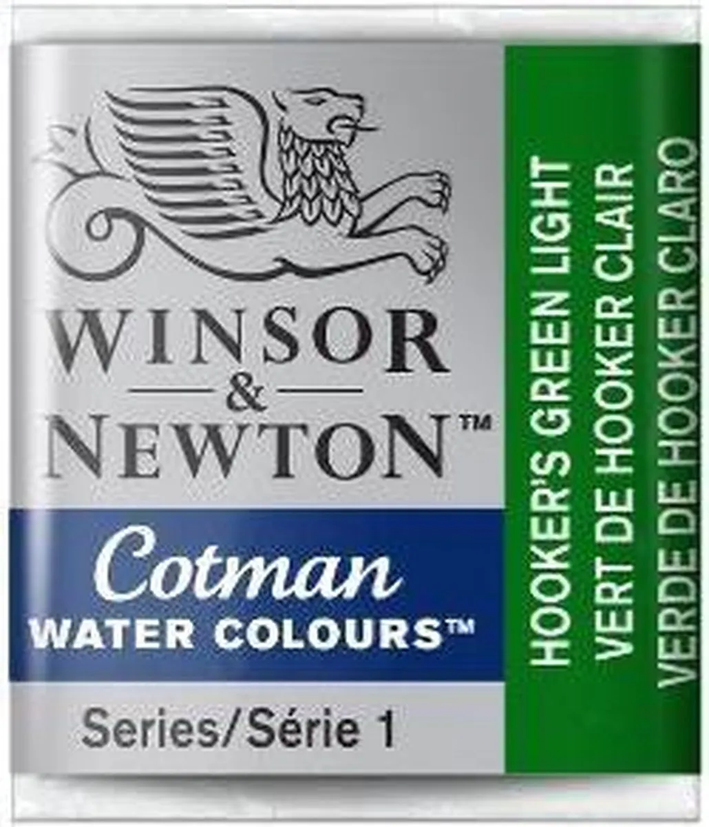 Winsor & Newton Cotman Aquarelverf Hookers Green Light
