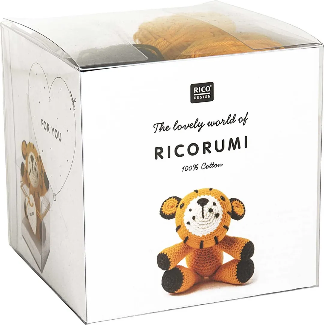 Rico Design Puppies Tiger Haakpakket - 4 Kluwens 25g + Accessoires