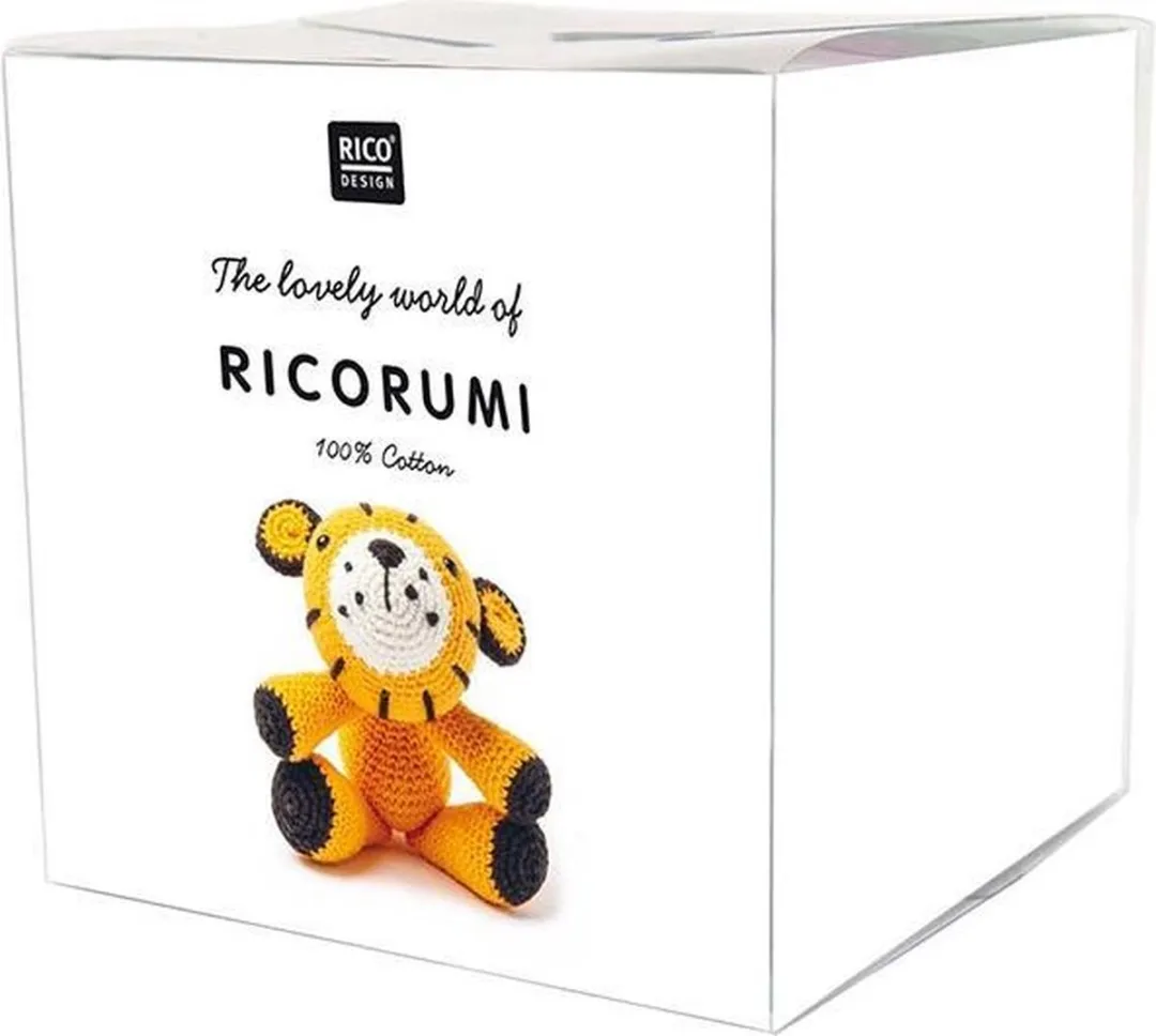 Rico Design Puppies Tiger Haakpakket - 4 Kluwens 25g + Accessoires