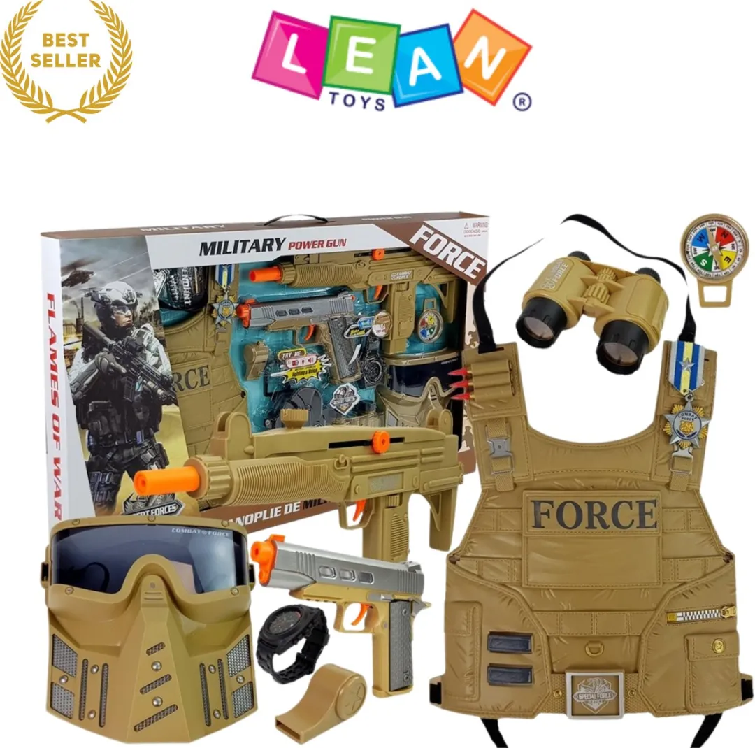 LEAN TOYS Battle Force Militaire Speelset