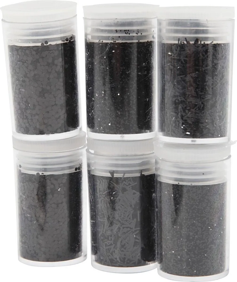 Creativ Company Glitter & Pailletten Set - 6x5g - Divers