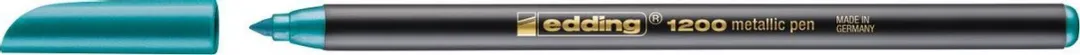 edding 1200 Metallic Markeerstift - Groen - 10 Stuks