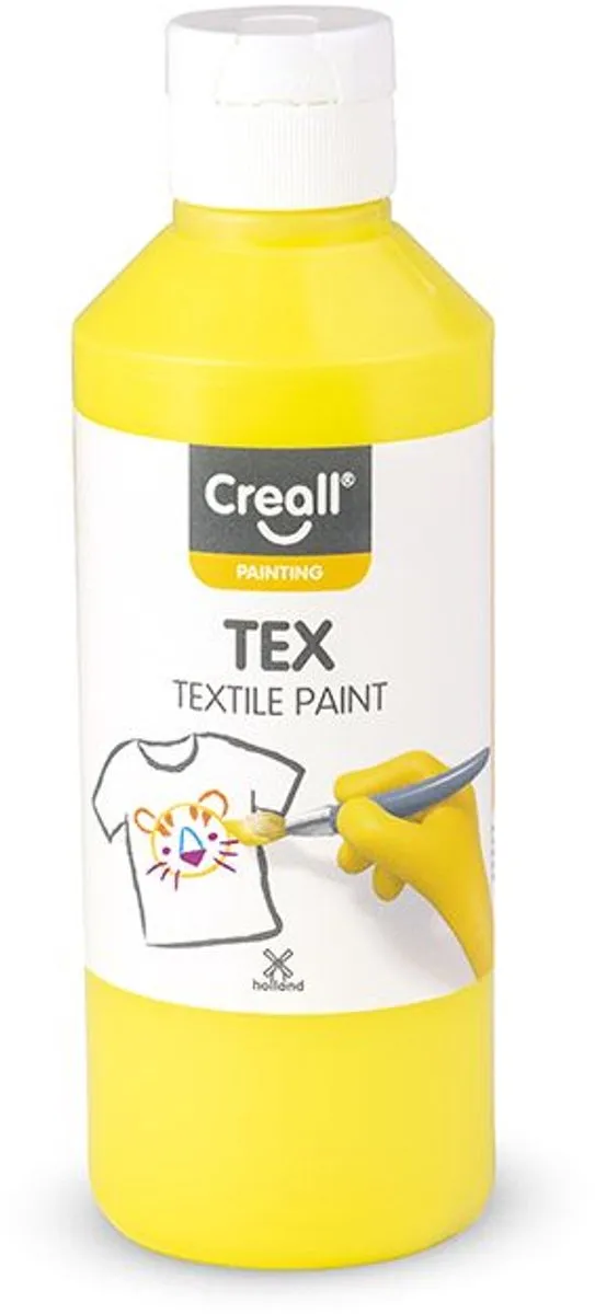 Creall Tex Stoffenverf Geel 250ml