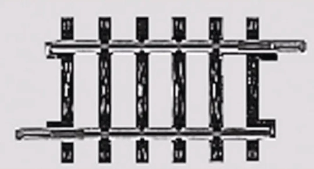 Märklin H0 K-rails 2202 Rechte Rails - 10 Stuks