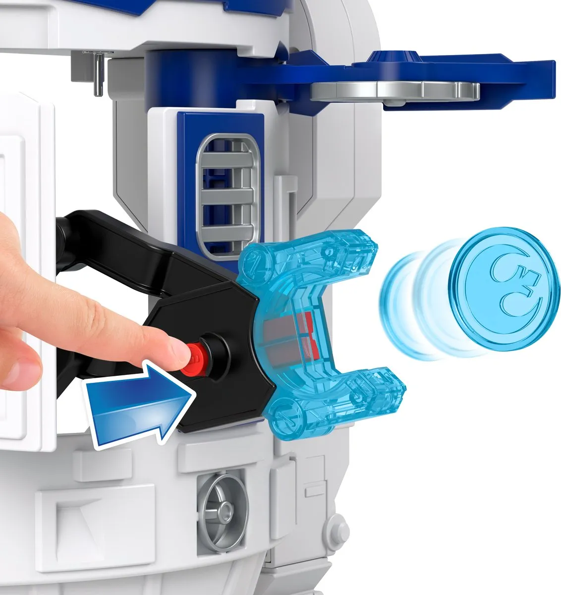 Fisher Price IMAGINEXT Star Wars R2-D2 HXG52 - 3x AAA - afbeelding 6 van 6